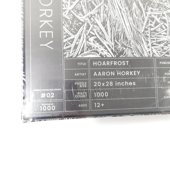 New Sealed Aaron Horkey Hoarfrost Limited Edition 1000 Piece Puzzle Mondo Games - Picture 3 of 4